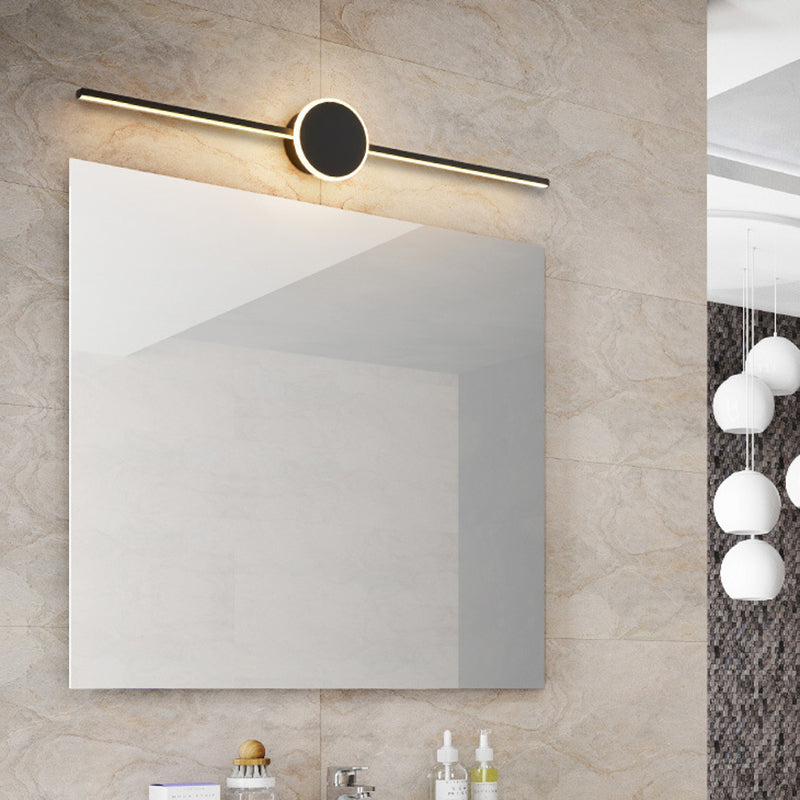 Lineaire Wandlamp Vanity Moderne Minimalistische Stijl Metalen Enkele Vanity Lamp