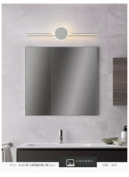 Lineaire Wandlamp Vanity Moderne Minimalistische Stijl Metalen Enkele Vanity Lamp