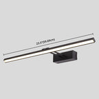 Lineaire Vanity Licht Moderne Minimalistische Stijl Metaal Enkele Vanity Licht
