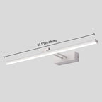 Lineaire Vanity Licht Moderne Minimalistische Stijl Metaal Enkele Vanity Licht