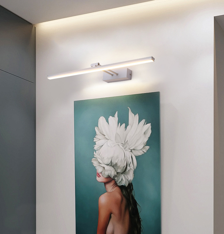 Lineaire Vanity Licht Moderne Minimalistische Stijl Metaal Enkele Vanity Licht