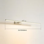 Lineaire LED Vanity Verlichtingsarmaturen Moderne Minimalistische Stijl Metalen Enkele Vanity Verlichting