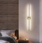 Lineaire Strip Wandverlichting Moderne Metalen Wandlamp voor Slaapkamer Woonkamer