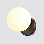 Moderne Simpliciteit Wandlamp 1 Licht Metaal Wandlamp met Glazen Bal Schaduw