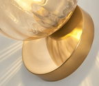 Moderne Simpliciteit Wandlamp 1 Licht Metaal Wandlamp met Glazen Bal Schaduw