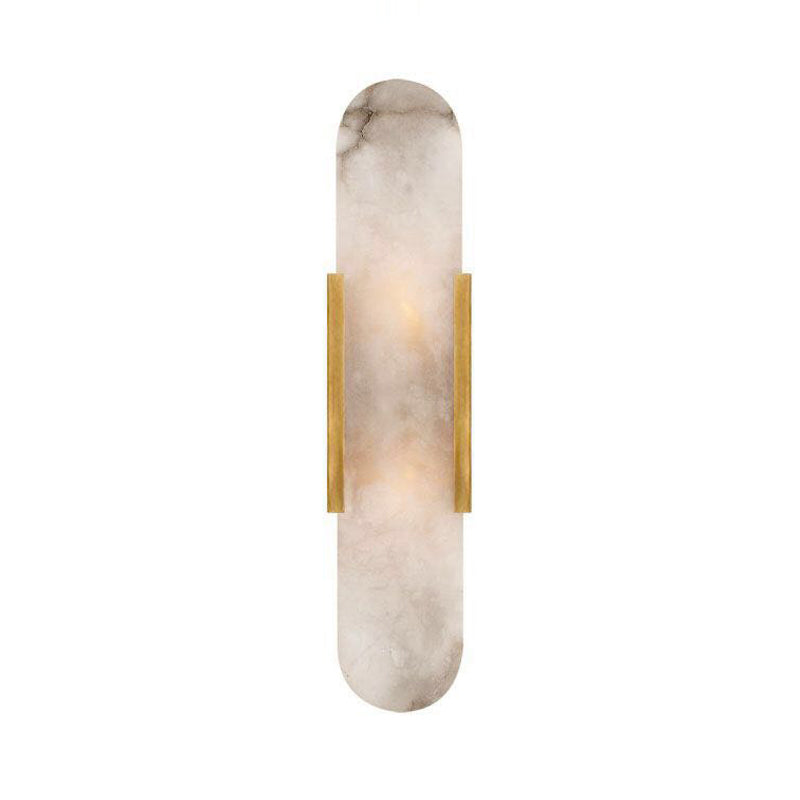 2 Lichten Bar Flush Mount Koloniaal Goud/Zwart Marmeren Wandlamp Verlichting voor Eetkamer