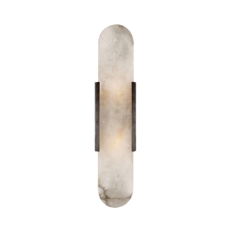 2 Lichten Bar Flush Mount Koloniaal Goud/Zwart Marmeren Wandlamp Verlichting voor Eetkamer