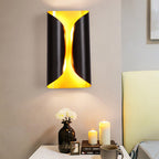 Koloniaal Stijl Rollende Oppervlak Wandlamp 2 Verlichting Metalen Wandgemonteerde Lamp in Zwart