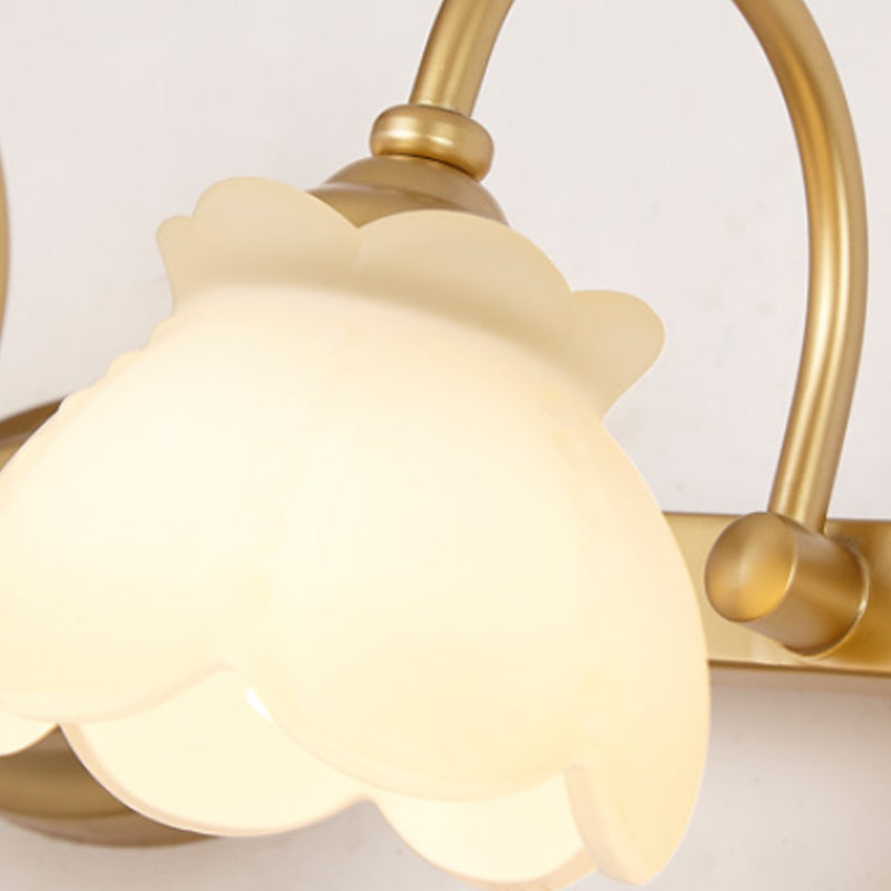 Blossom Badkamerspiegel Verlichting Traditionele Metaal LED 2/3/4 Koppen Messing Wandlamp