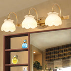 Blossom Badkamerspiegel Verlichting Traditionele Metaal LED 2/3/4 Koppen Messing Wandlamp