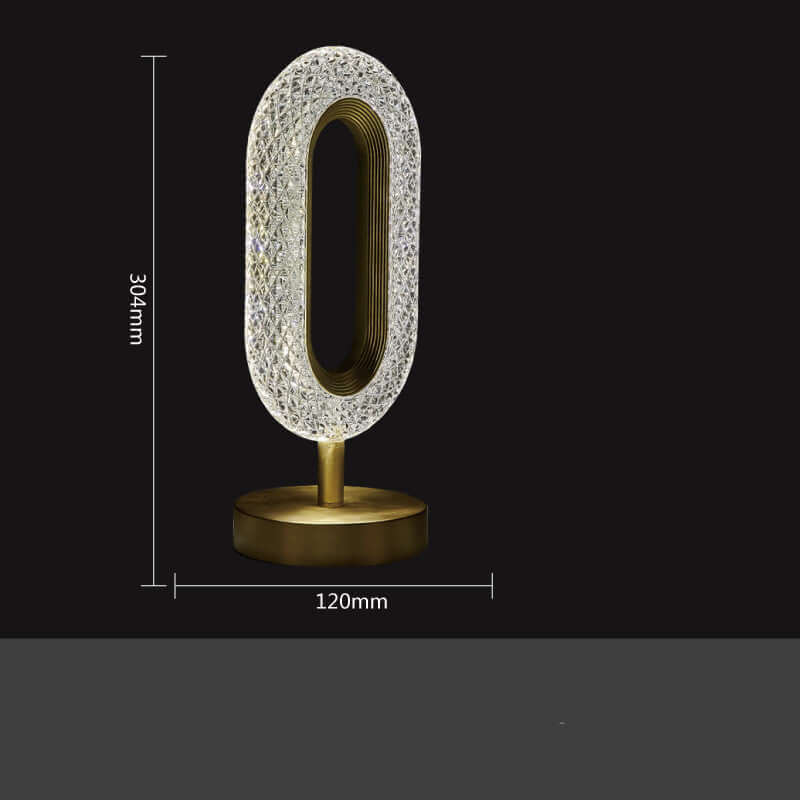 Acryl Tafellamp Met Led Kristal Licht