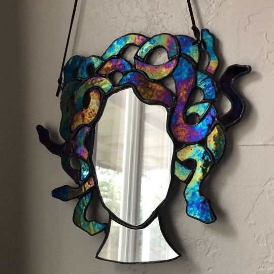 Medusa Gevet Glas Zonnevanger Spiegel