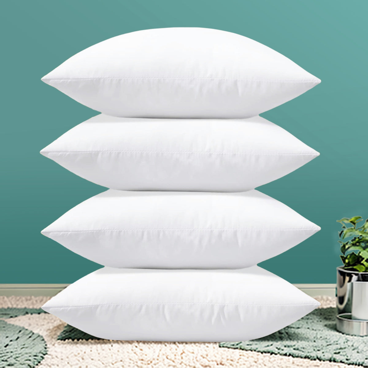 CuddleCloud - Luxe hypoallergene kussen vullingen (set van 4)