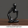 Abstract Thinker Beeldhouwwerk Huishouddecor