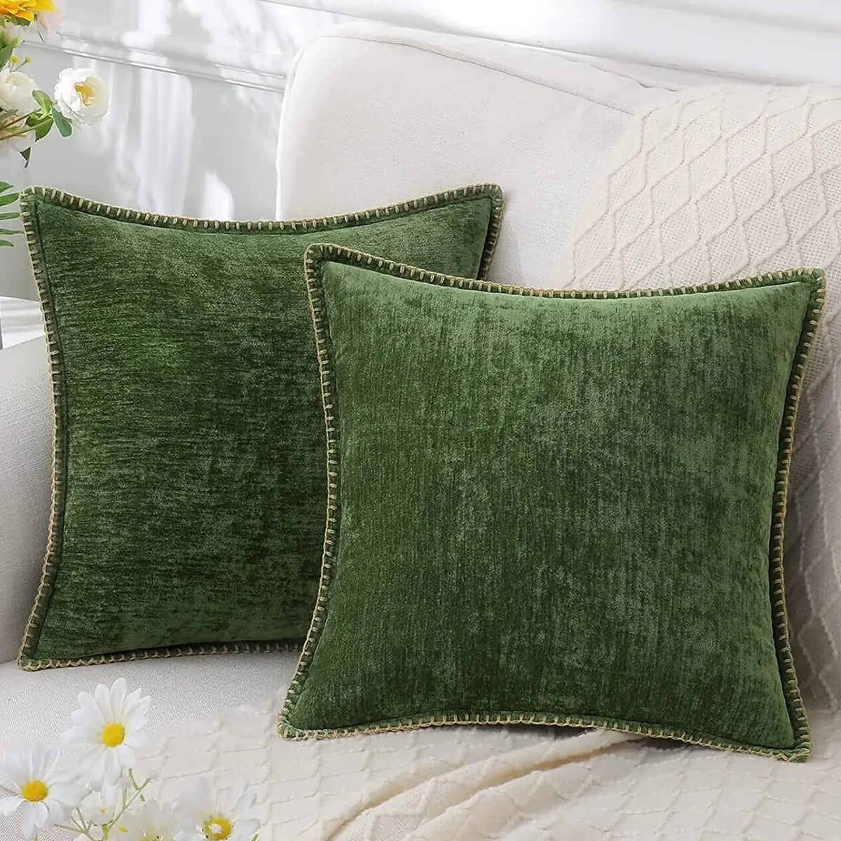 Zachte Chenille Velvet Kussensloop
