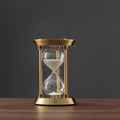 3/5/10 Minuten Retro Metalen Ambacht Zandloper Pendulum Thuis Kantoor Bureau Arrangement Ornament Zand Timer Zand Glas Decoratie