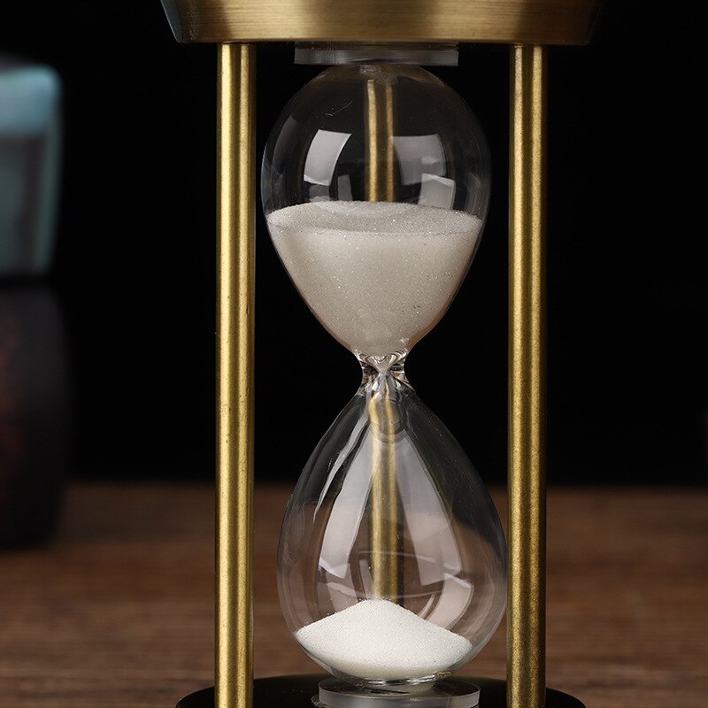 3/5/10 Minuten Retro Metalen Ambacht Zandloper Pendulum Thuis Kantoor Bureau Arrangement Ornament Zand Timer Zand Glas Decoratie