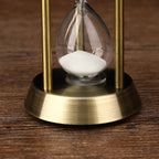 3/5/10 Minuten Retro Metalen Ambacht Zandloper Pendulum Thuis Kantoor Bureau Arrangement Ornament Zand Timer Zand Glas Decoratie