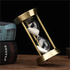 3/5/10 Minuten Retro Metalen Ambacht Zandloper Pendulum Thuis Kantoor Bureau Arrangement Ornament Zand Timer Zand Glas Decoratie