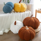 Decorative Cushion Warm Pumpkin Made of Soft Plush