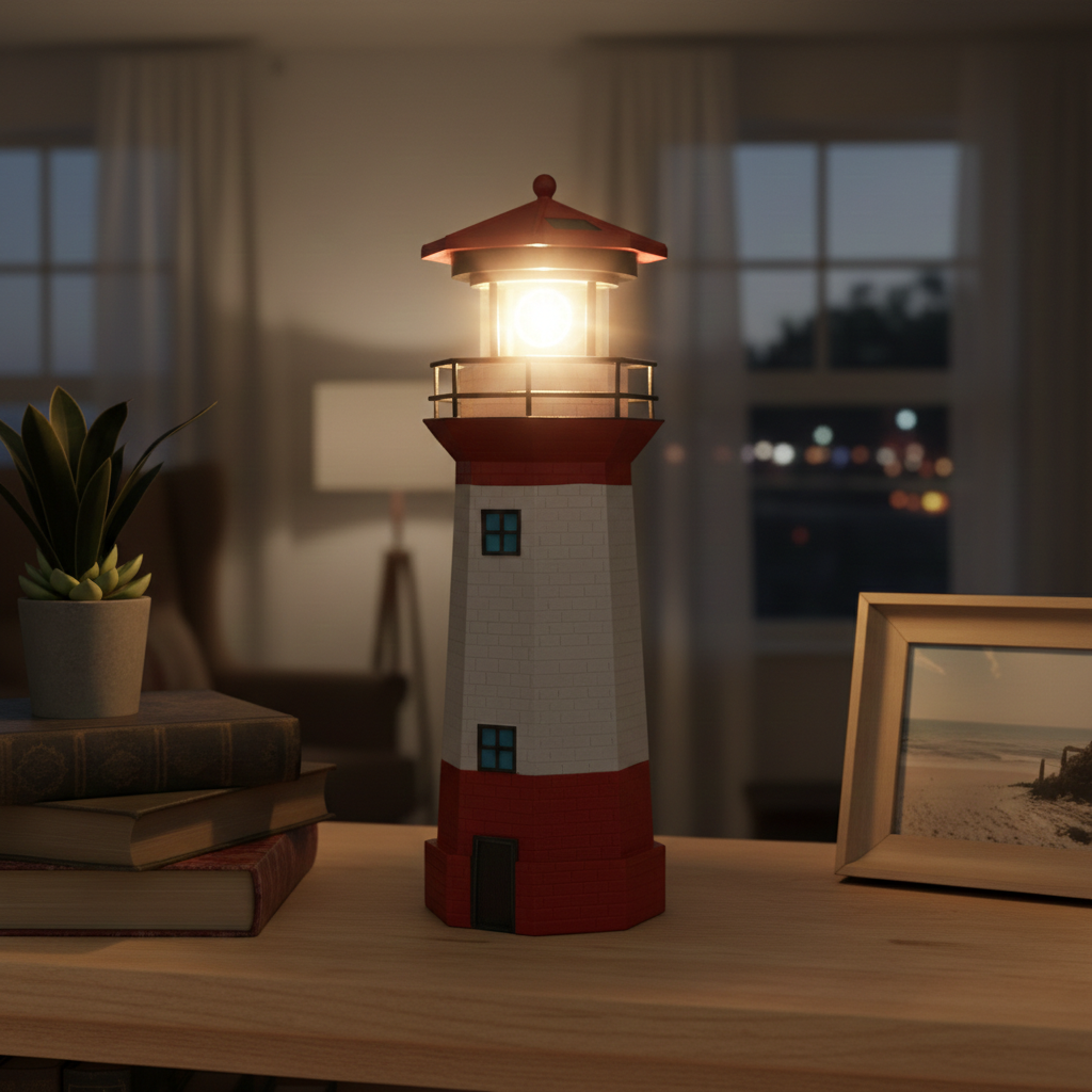 LED Vuurtoren Zonne-Outdoor Landschapslamp
