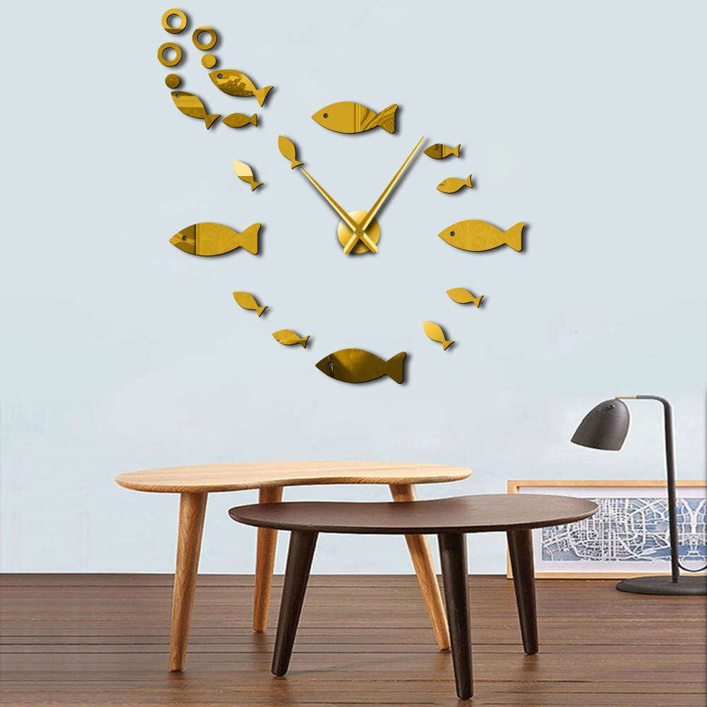 Troscana | EchoClock - Slank Spiegel Muurontwerp