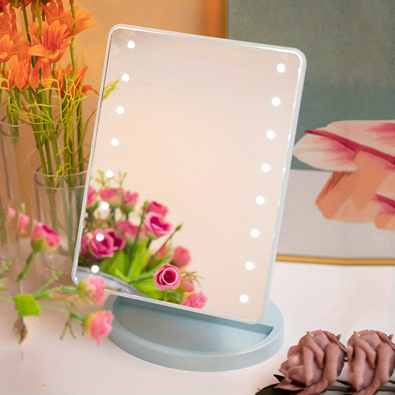 GlowMirror - Draagbare Make-up Spiegel met LED Verlichting