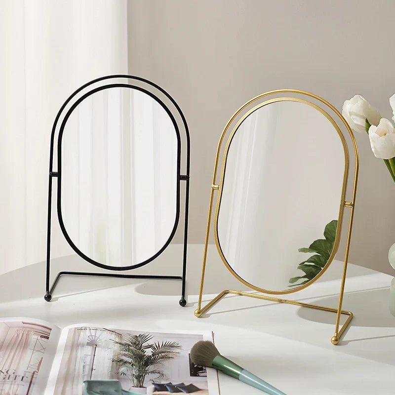 Grote Minimalistische Bureau Make-up Spiegel