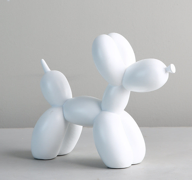 Zwart witte ballonnenhond