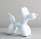 Zwart witte ballonnenhond