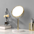 Natuurlijke Marmeren 360 Roterende Make-up Vanity Spiegel