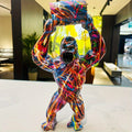 Luxe Graffiti Donkey Kong Vaatje Sculptuur