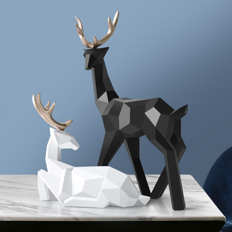 Abstract Hert Figuren Set