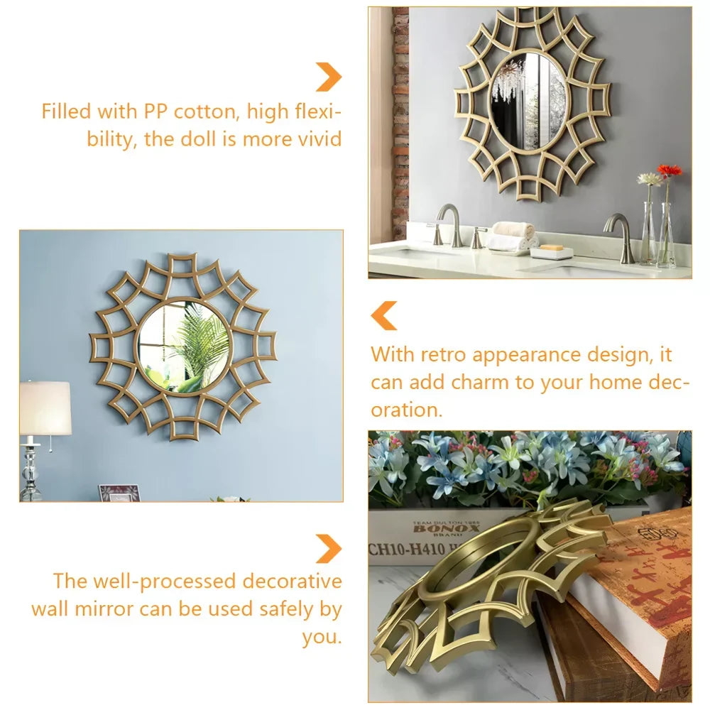Luxe Ongelijkmatige Spiegel Wanddecoratie voor Moderne Decoratie
