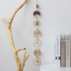 Kristallen Levensboom 6 Ringen Muurdecoratie Ornament