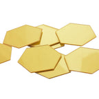 Troscana | Hexagonale Spiegel Muur Sticker