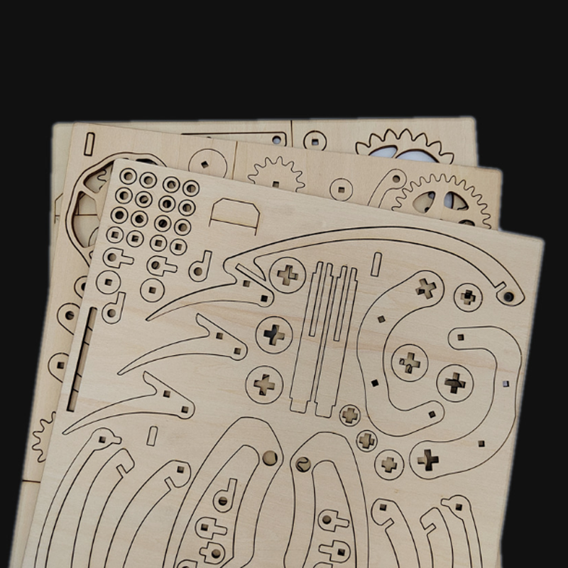 Houten Kinetische Kolibrie Sculptuur