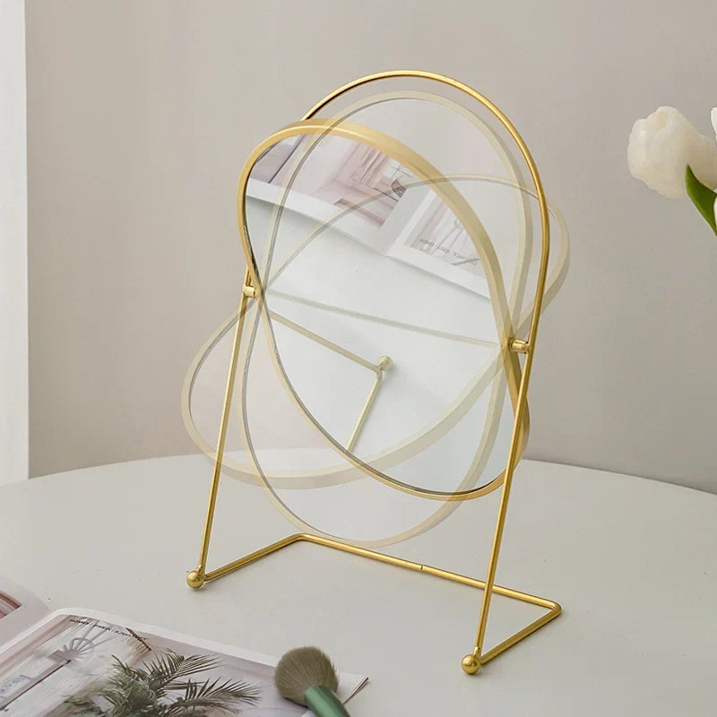 Grote Minimalistische Bureau Make-up Spiegel