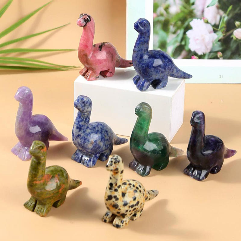 2.5 Inch Kristallen Dinosaurussen Thuisdecoratie Edelsteen Decor