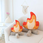 Vuur Plush Decoratieve Kussen