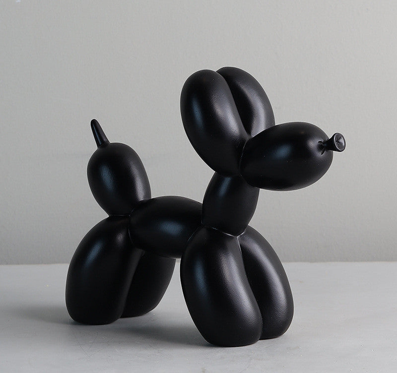 Zwart witte ballonnenhond