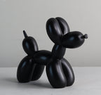 Zwart witte ballonnenhond