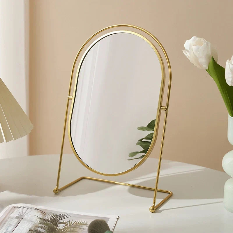 Grote Minimalistische Bureau Make-up Spiegel