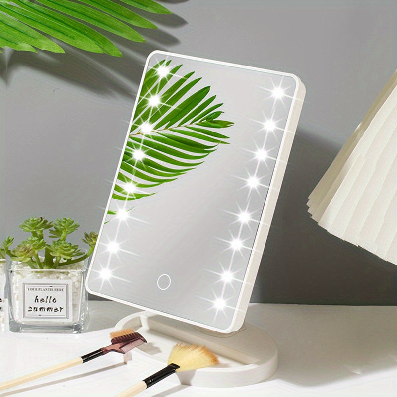 GlowMirror - Draagbare Make-up Spiegel met LED Verlichting