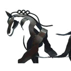 Paardensculptuur - AdonisMetaal - Rustieke Elegantie - Tijdloos Decoratief Stuk