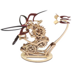 Houten Kinetische Kolibrie Sculptuur