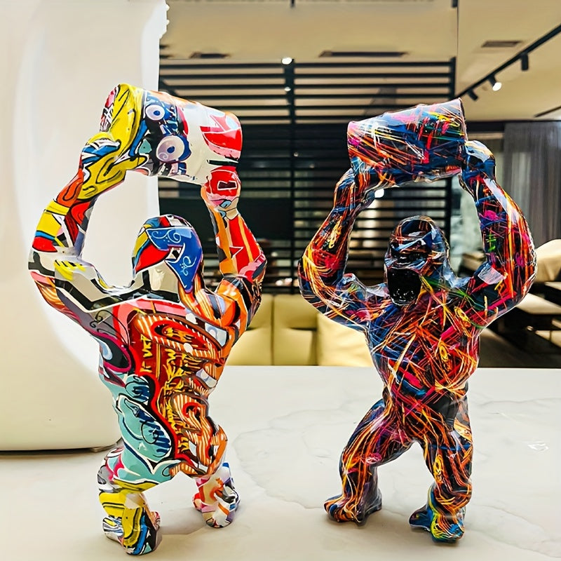 Luxe Graffiti Donkey Kong Vaatje Sculptuur