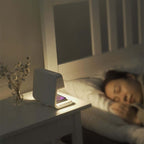 Creatieve 3-in-1 Bedlamp Draadloze Oplading LCD Scherm Alarmklok Draadloze Telefoon Oplader