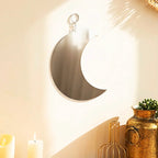 Troscana | Gouden Maan Spiegel Acryl Hangdecoratieve Wandspiegel