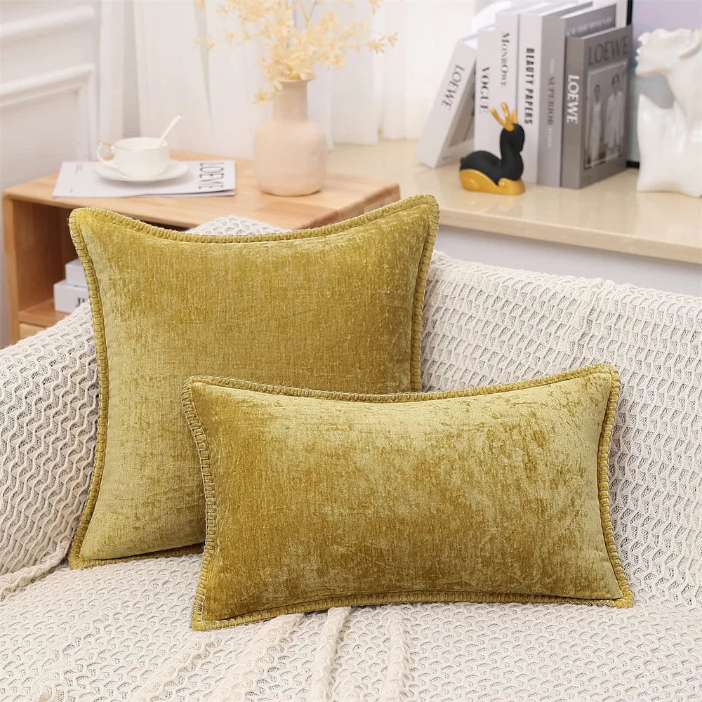 Zachte Chenille Velvet Kussensloop